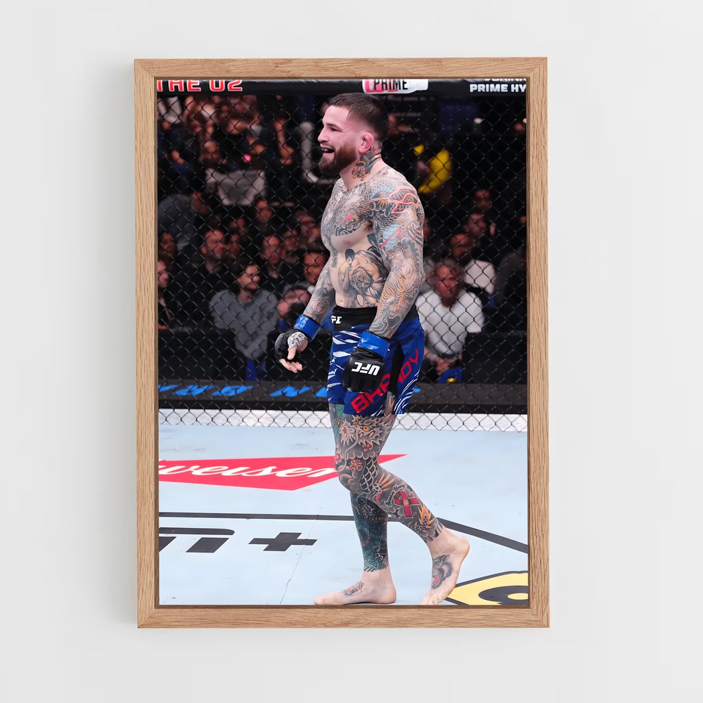 Poster Tatouages Guerriers – affiche MMA (vue 4)